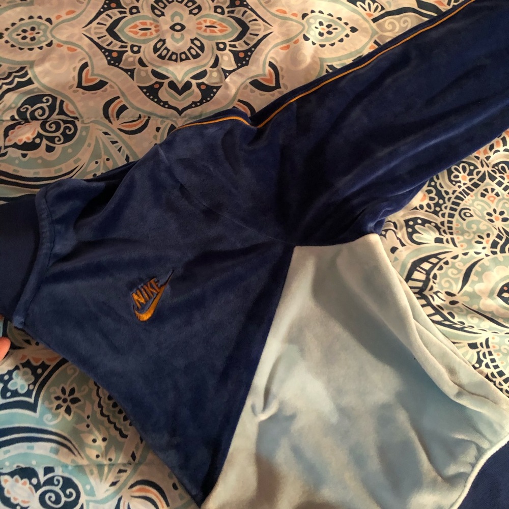 Nike Velour Crop Hoodie